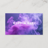 紫カラフル煙Vapeショップ名刺 名刺 (正面)