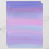 紫カラフル絵を描のスクラップブック作り紙 (正面/裏面)