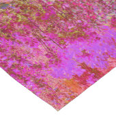 紫カラフル色の夕日の抽象芸術園 ショートテーブルランナー (コーナー)