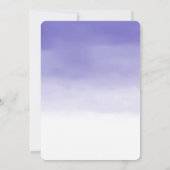 紫ガーリーグラデーション 招待状 (裏面)