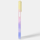 紫ガーリーブルーウォーターエレガントカラーモノグラム名 Case-Mate iPhoneケース (裏面 / 右)