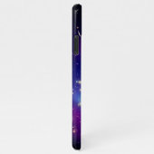 紫ガーリー天写真モノグラム iPhoneケース (右側)