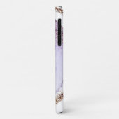 紫ガーリー金ゴールド水彩抽象芸術装飾品 Case-Mate iPhoneケース (裏面/左)