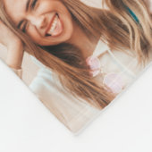 紫ガーリー16最高の友モダンシンプル人 フリースブランケット (角)