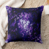 紫キャベツパッチ… クッション (ブランケット)