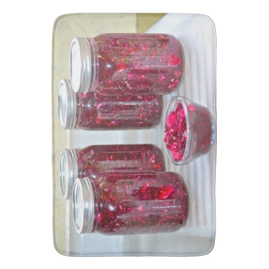 紫キャベツ バスマット (正面縦)