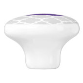 紫クローバーパーソナライズされたセラミックノブ セラミックノブ (側面)