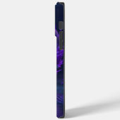 紫クール火スカル Case-Mate iPhoneケース (裏面 / 左)