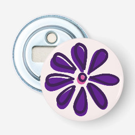 紫クール紫の花ドードル 栓抜き