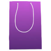 紫グラデグラデーションント ミディアムペーパーバッグ (正面)