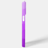 紫グラデーショグラデーションンのジオメトリメッシュパターン Case-Mate iPhoneケース (裏面 / 右)
