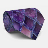 紫グラデーションとキラキラはかりで測ゴン ネクタイ (ロール)