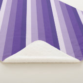 紫グラデーションのストライプ色調の対角線 シェルパブランケット (3/4)