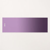 紫グラデーションのマットの流れ色、地面に落ち着いて ヨガマット (正面(横))