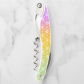 紫グラデーションの夢の炎 ソムリエナイフ (正面)