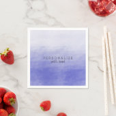 紫グラデーションの水色 スタンダードカクテルナプキン (インサイチュ)