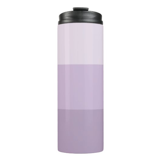 紫グラデーションストライプの タンブラー (正面)