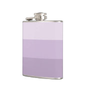 紫グラデーションストライプの フラスク (左)