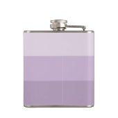 紫グラデーションストライプの フラスク (裏面)