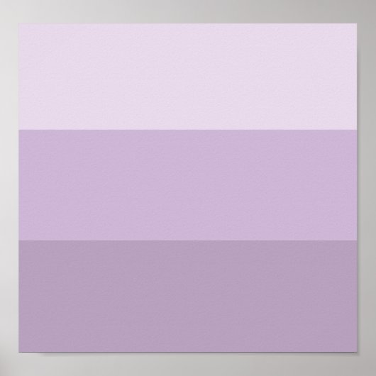 紫グラデーションストライプの ポスター (正面)