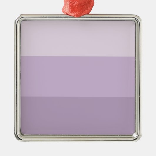 紫グラデーションストライプの メタルオーナメント (正面)