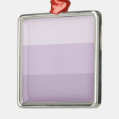 紫グラデーションストライプの メタルオーナメント (左)