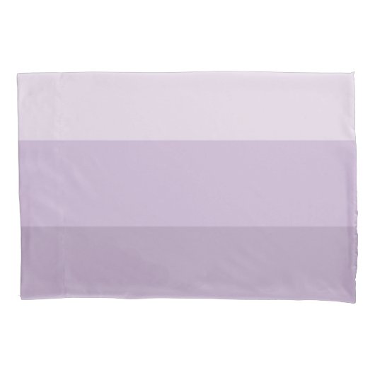 紫グラデーションストライプの 枕カバー (正面左)