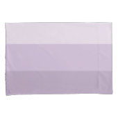 紫グラデーションストライプの 枕カバー (正面右)