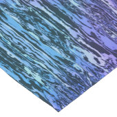 紫グラデーション液アクリルアート ショートテーブルランナー (コーナー)