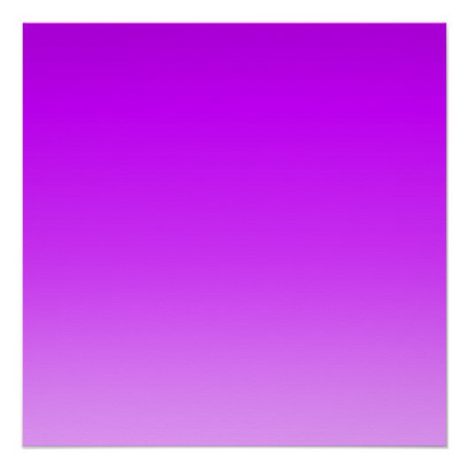 紫グラデーション背景カスタム文字テンプレート ポスター (正面)