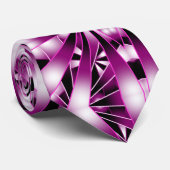 紫グラデーション透視色の塗り潰しスケッチ ネクタイ (ロール)