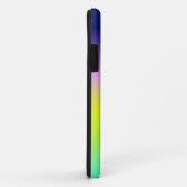 紫グラデーション黄色の緑の春夏のカラーリング Case-Mate iPhoneケース (裏面/右)