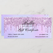 紫グリッタードリップサロン及びスパギフト券 (正面/裏面)