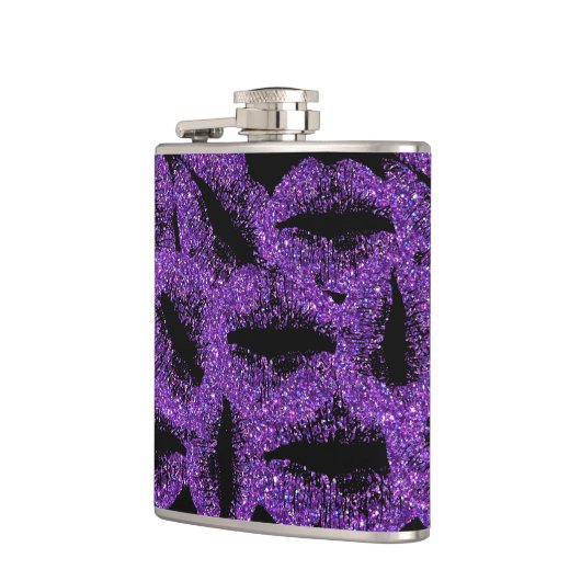 紫グリッター唇#2 フラスク (左)