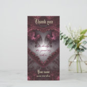 紫ゴシックハート001 サンキューカード (スタンド正面)