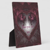 紫ゴシックハート001 フォトプラーク (側面)