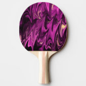 紫ゴシック模様モノグラム 卓球ラケット (裏面)