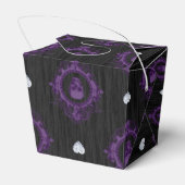 紫ゴシッ不気味クのハロウィーンスカル フェイバーボックス (裏面サイド)