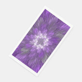 紫サイケデリック花抽象芸術フラクタル (コーナー)