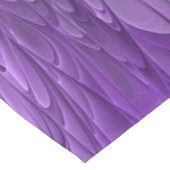 紫サイケデリック花抽象芸術フラクタル ショートテーブルランナー (コーナー)