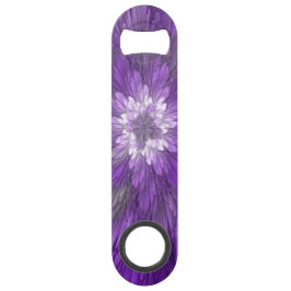 紫サイケデリック花抽象芸術フラクタル スピード栓抜き