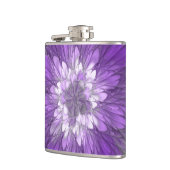 紫サイケデリック花抽象芸術フラクタル フラスク (左)