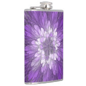 紫サイケデリック花抽象芸術フラクタル フラスク (右)