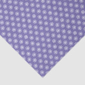 紫シンプルと白のスノーフレーク模様 薄葉紙 (詳細)