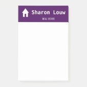 紫シンプルと白 ポストイット (正面)