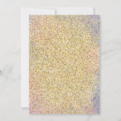 紫シンプルピンクグリアイスラームAqiqa Aqeqah 招待状 (裏面)