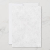 紫シンプルフローラ結婚式招待状 招待状 (裏面)