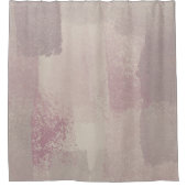 紫シンプル色の シャワーカーテン (正面)