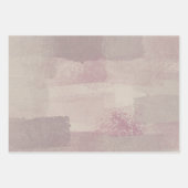 紫シンプル色の ラッピングペーパーシート (正面)