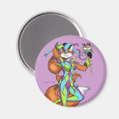 紫ジェスター磁石 マグネット (正面/裏面)